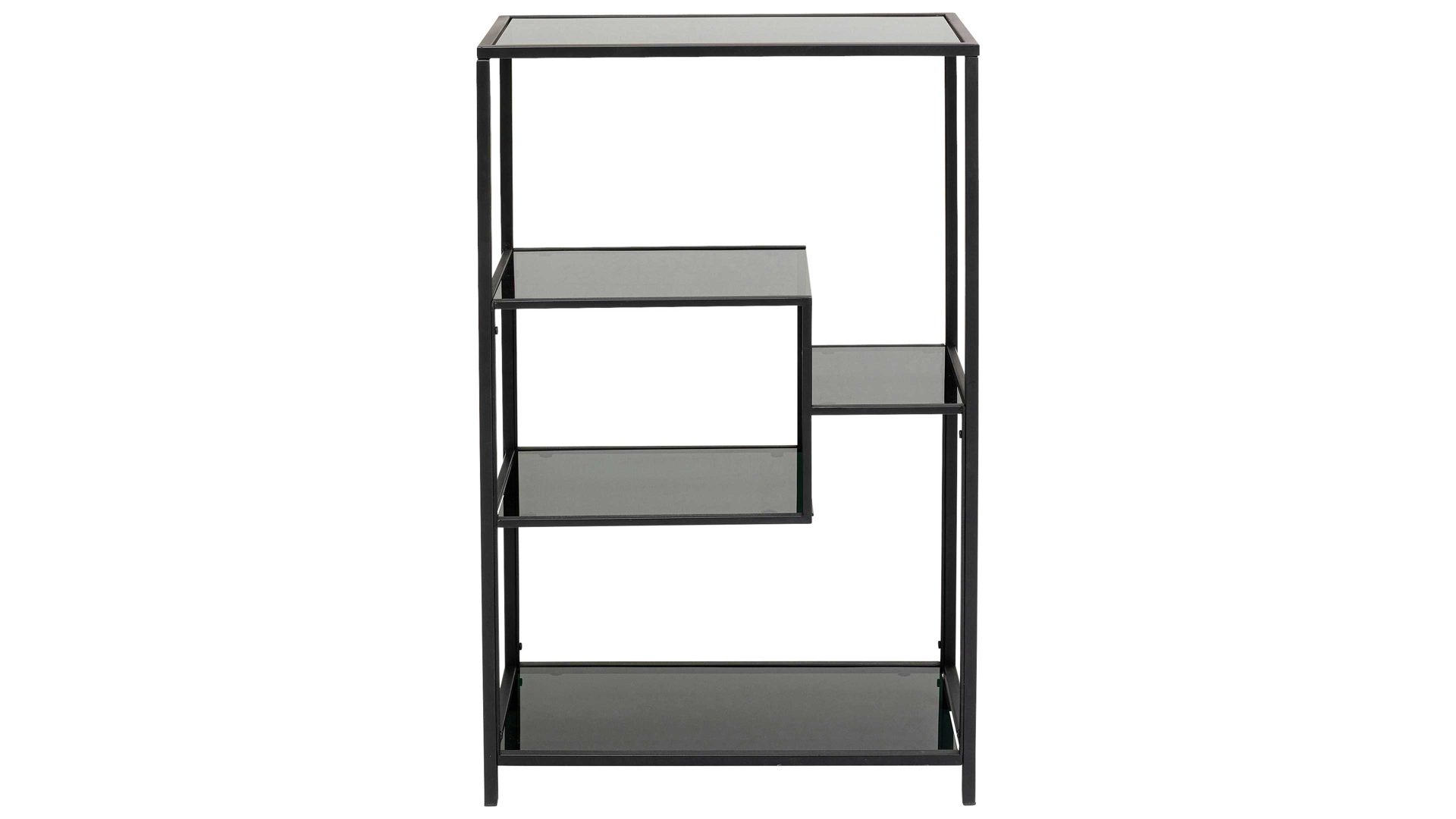 Regal Kare aus Metall in Schwarz KARE DESIGN Regalserie Loft Schwarz & Anthrazit - ca. 60 x 100 cm