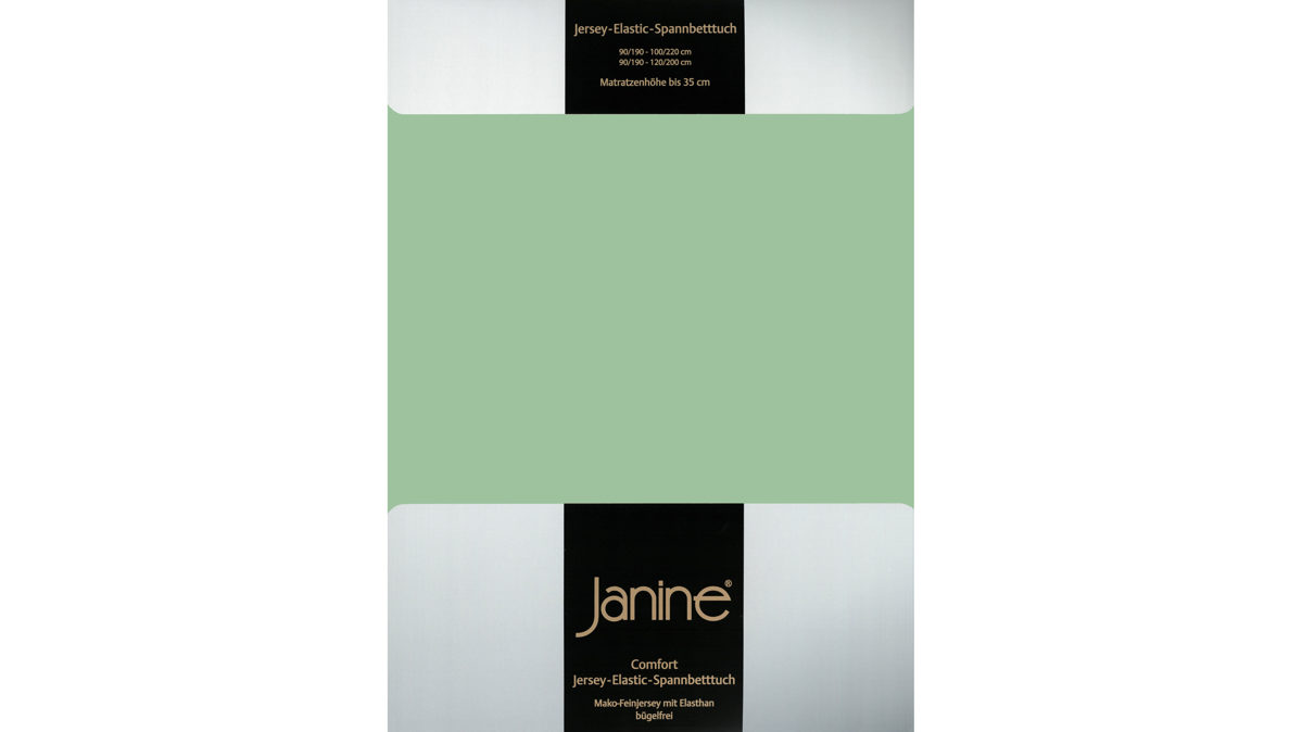 Spannbettlaken Janine aus Stoff in Schilf Janine® Spannbettlaken Lind - ca. 200 x 200 cm
