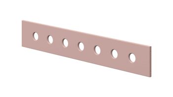 Einzelbett Flexa aus Holz in Rosa FLEXA 3-4 Absturzsicherung  für White Betten, rose Lackoberfläche – Länge 159 cm