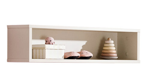 Wandregal Paidi aus Holz in Beige PAIDI Babyzimmer Mila & Ben – Wandbox Cashmere-Beige - ca. 70 x 19 cm