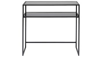 Konsole Kare design aus Metall in Schwarz KARE DESIGN Regalserie Loft - Konsole Schwarz & Anthrazit - ca. 85 x 80 cm