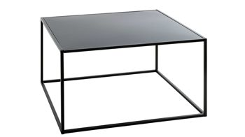 Couchtisch Haku aus Metall in Schwarz Couchtisch schwarzes Metall - ca. 70 x 70 cm