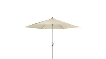 Sonnenschirm Doppler® aus Kunstfaser in Beige doppler® Sonnenschirm Act naturfarbene Bespannung – Durchmesser ca. 310 cm