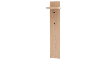 Wandgarderobe Mca furniture aus Holz in Holzfarben Garderobenprogramm Barcelona - Wandgarderobe geölte Wildeiche – ca. 34 x 168 cm