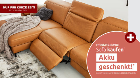 Funktion Interliving aus Metall in Transparent Interliving Sofa Serie 4054 – WallAway-Funktion WA1 Funktions-Mehrpreis – ein Motor