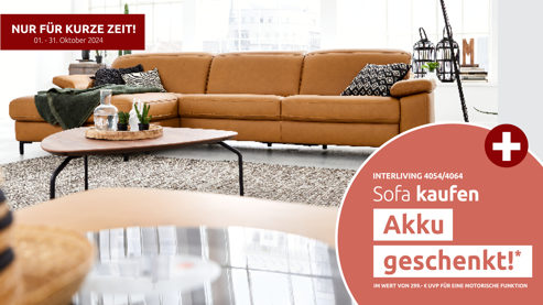 Ecksofa Interliving aus Leder in Orange Interliving Sofa Serie 4054 – Ecksofa kurkumafarbenes LongLife-Leder Vivre & schwarze Metallfüße – Stellfläche ca. 176 x 347 cm